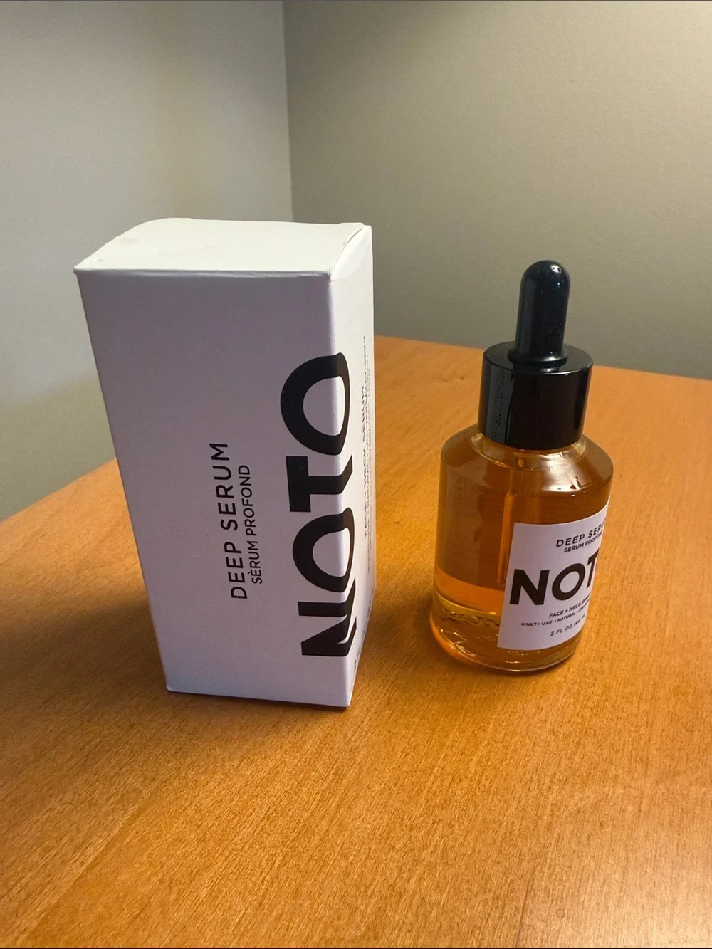 NOTO Deep Serum  face and neck serum  multiuse natural 2fl oz